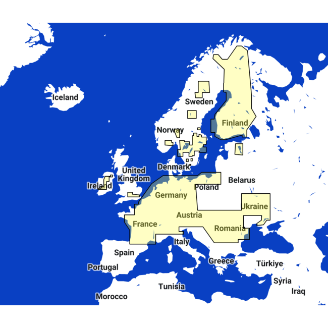 TIMEZERO  European Inland Waters  Chart