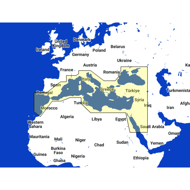 TIMEZERO  Mediterranean and Black Sea Chart  MEGAWIDE