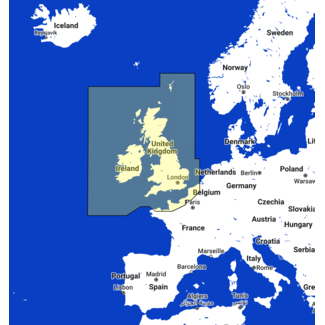 TIMEZERO UK Ireland and the Channel Karte