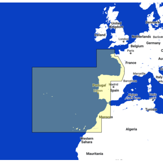 TIMEZERO West European Coasts Karte