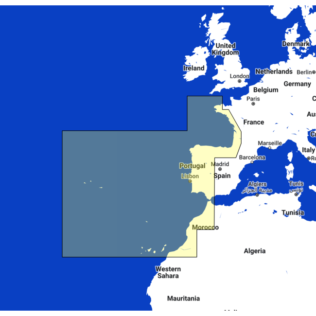 TIMEZERO  West European Coasts Chart
