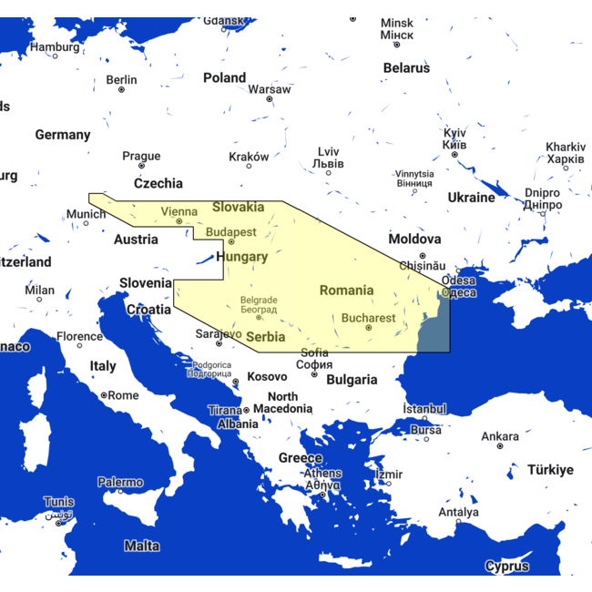 TIMEZERO  River Danube Chart