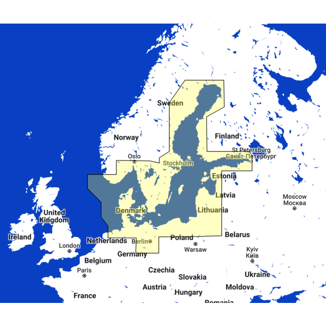 TIMEZERO  Baltic Sea and Denmark Chart