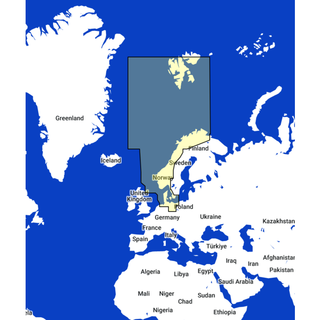 TIMEZERO  North Sea and Denmark Chart