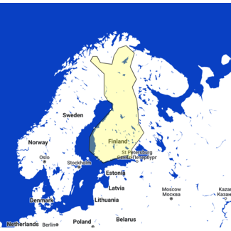 TIMEZERO Finland Lakes Kaart