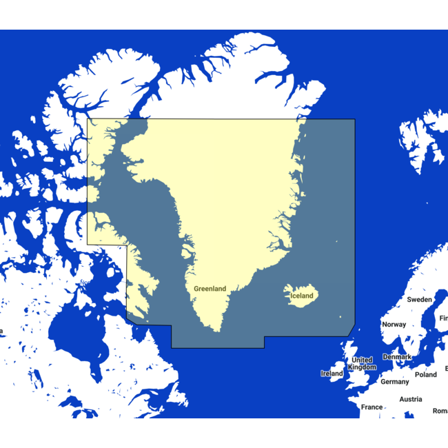 TIMEZERO  Greenland and Iceland Chart