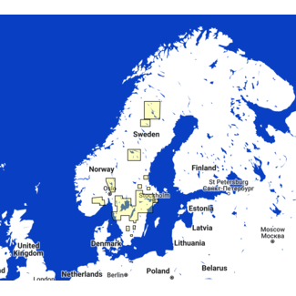 TIMEZERO Scandinavia Inland Waters Karte