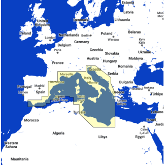 TIMEZERO South-West European Coasts Karte