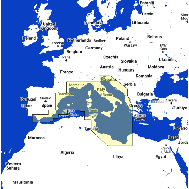 TIMEZERO  South-West European Coasts Chart