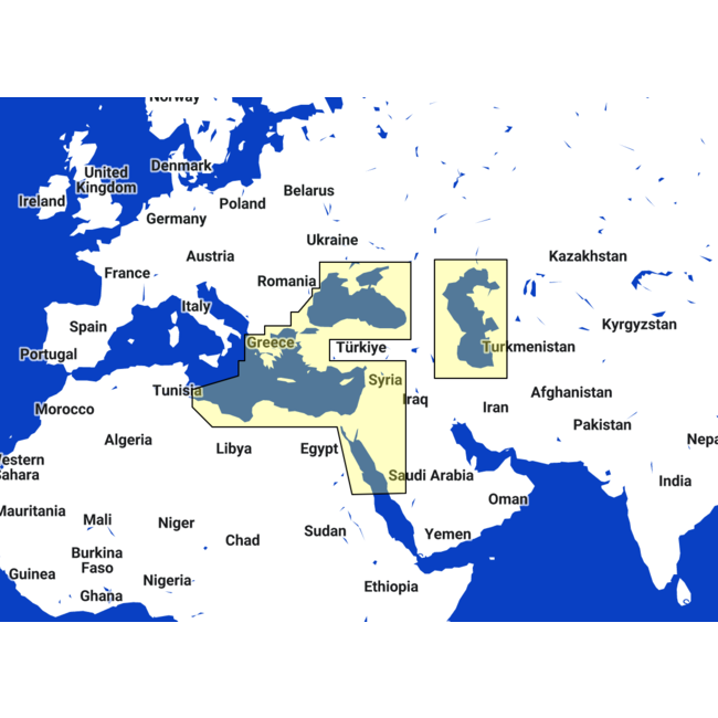 TIMEZERO  East Mediterranean, Black Sea Chart