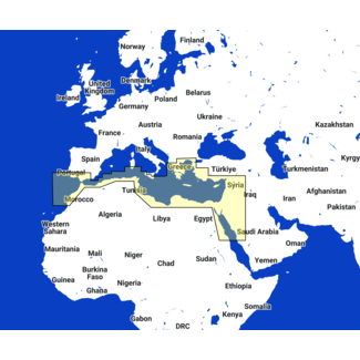 TIMEZERO South Mediterranean and Aegean Seas Karte