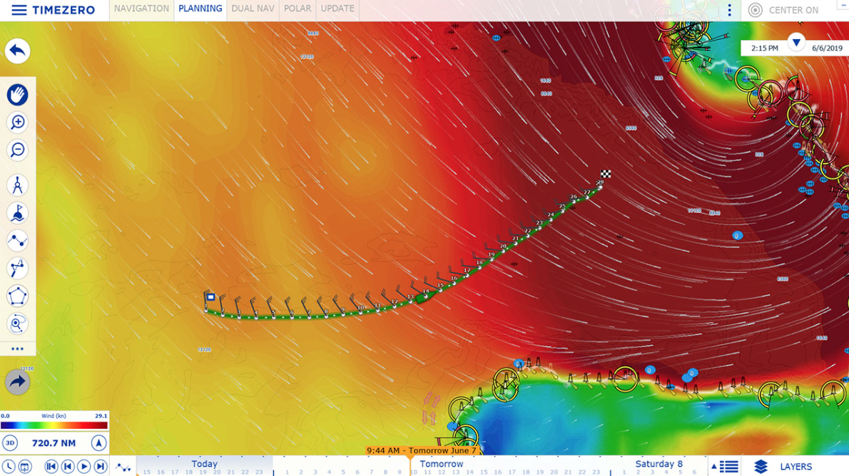 Cross Wave Weather Routine TimeZero - Weather Routing Module voor navigatiesoftware - SAIL360 ...