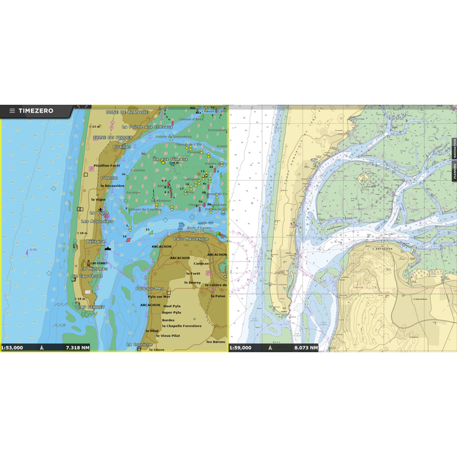 TIMEZERO  Update voor Wide Kaarten (Vector en Raster)