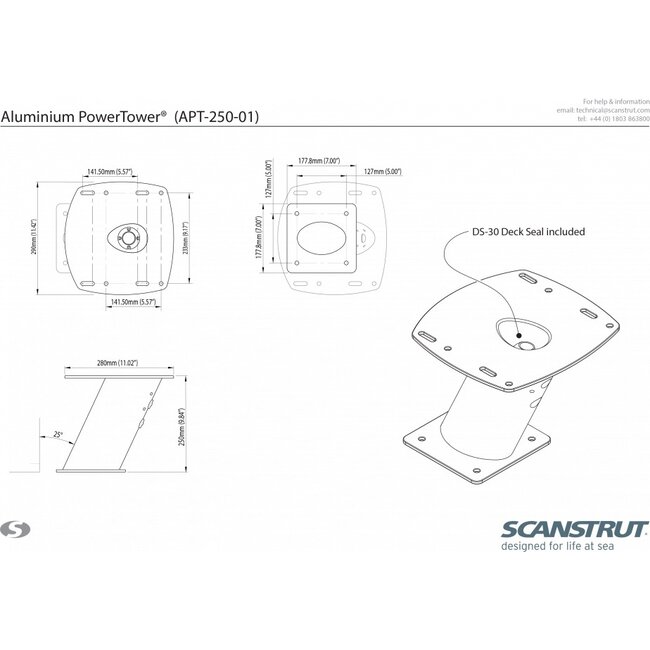 SCANSTRUT APT-250-01 Aluminium PowerTower