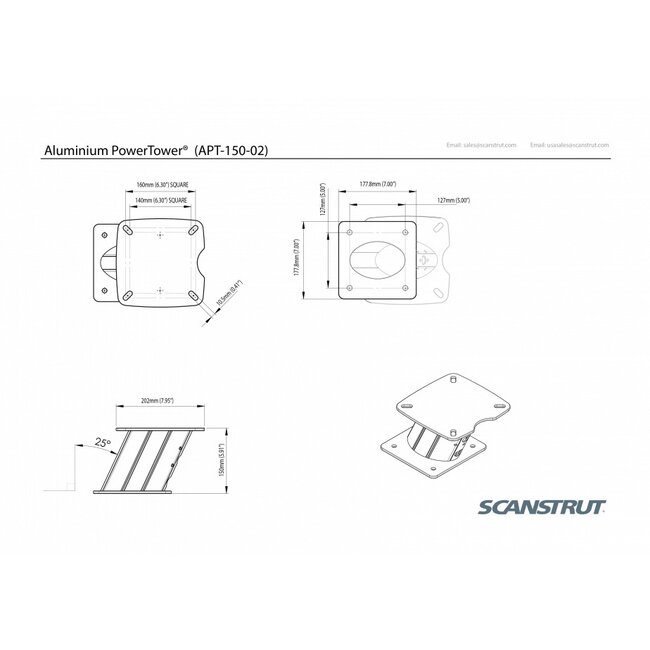 SCANSTRUT APT-150-02 Aluminium PowerTower