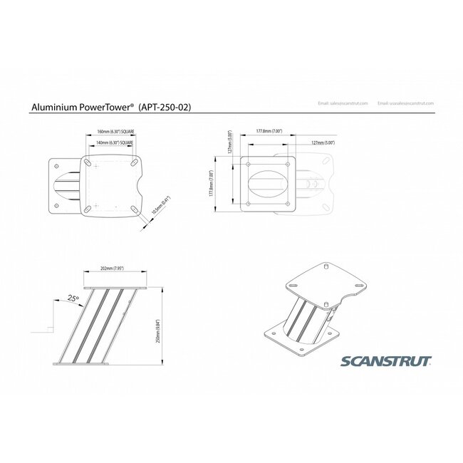 SCANSTRUT APT-250-02 Aluminium PowerTower