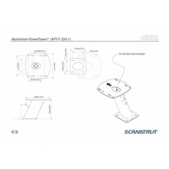 SCANSTRUT APT-F-250-01 Aluminium PowerTower
