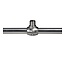 SCANSTRUT RA-01 Rail mount for single GPS / VHF antenna