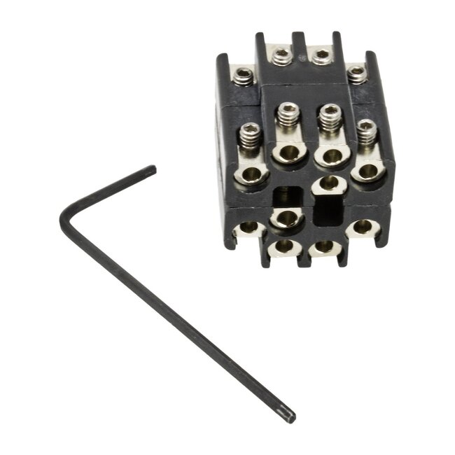 D00342H Inline IP67 Waterproof Cable Splice - 10 Conductor