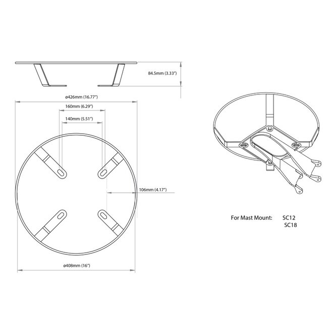 SCANSTRUT SC24 Radar Guard - small