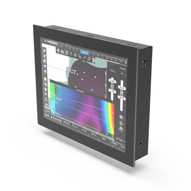 NOTTROT  N-line  N150KG 15" full glass panel mount with multi touchscreen, 9-36V, dimming, optical bonding and anti glare glass