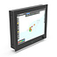 Nottrot N-line N150KGE 15" Vollglas-Panelmontage mit hoher Helligkeit, Multi-Touchscreen, 9-36 V, Dimmfunktion, optischer Verbindung und Antireflexglas – DNV-zertifiziert