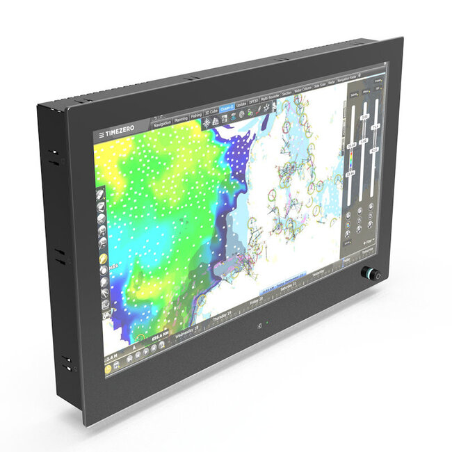 NOTTROT Monitoren voor de maritieme sector N-line N215KGE 21,5" full glass panel mount with high bright, multi touchscreen, 9-36V, dimming, optical bonding and anti glare glass - DNV Certified