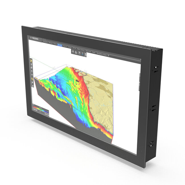 NOTTROT N-line N215KG 21,5" Vollglas-Panelmontage mit Multi-Touchscreen, 9-36 V, Dimmfunktion, optischer Bindung und Antireflexglas - DNV-zertifiziert
