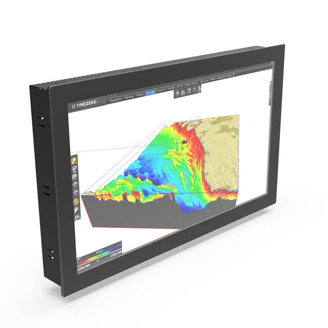 NOTTROT N-line N215KG 21,5" Vollglas-Panelmontage mit hoher Helligkeit, Multi-Touchscreen, 9-36 V, Dimmfunktion, optischer Verbindung und Antireflexglas - DNV-zertifiziert