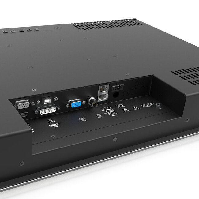 NOTTROT Monitoren voor de maritieme sector N-line N240KGE 24" Vollglas-Panelhalterung mit Multi-Touchscreen, 9-36 V, Dimmfunktion, optischer Bindung und Blendschutzglas – DNV-zertifiziert