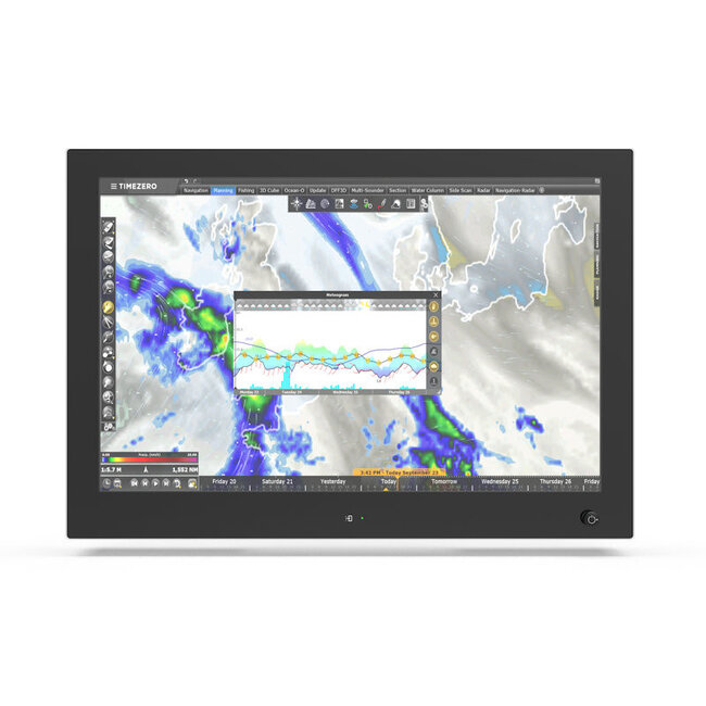 NOTTROT N-line N241KGE 24,1" Vollglas-Panelmontage mit Multi-Touchscreen, 9-36V, Dimmfunktion, Optical Bonding und Antireflexglas