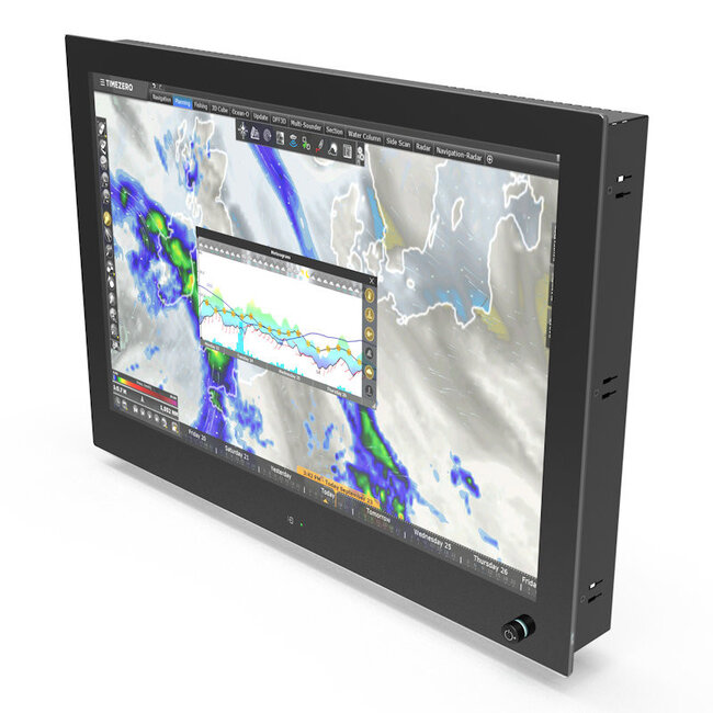 NOTTROT N-line N241KGE 24,1" volledig glazen paneelmontage met hoge helderheid, multi-touchscreen, 9-36V, dimmen, optische bonding en anti-reflectieglas - DNV-gecertificeerd