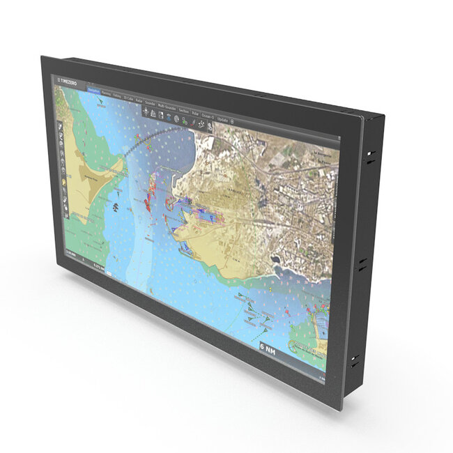 NOTTROT Monitoren voor de maritieme sector N-line N270KG 27" volledig glazen paneelmontage met hoge helderheid, multi-touchscreen, 9-36V, dimmen, optische binding en ontspiegeld glas