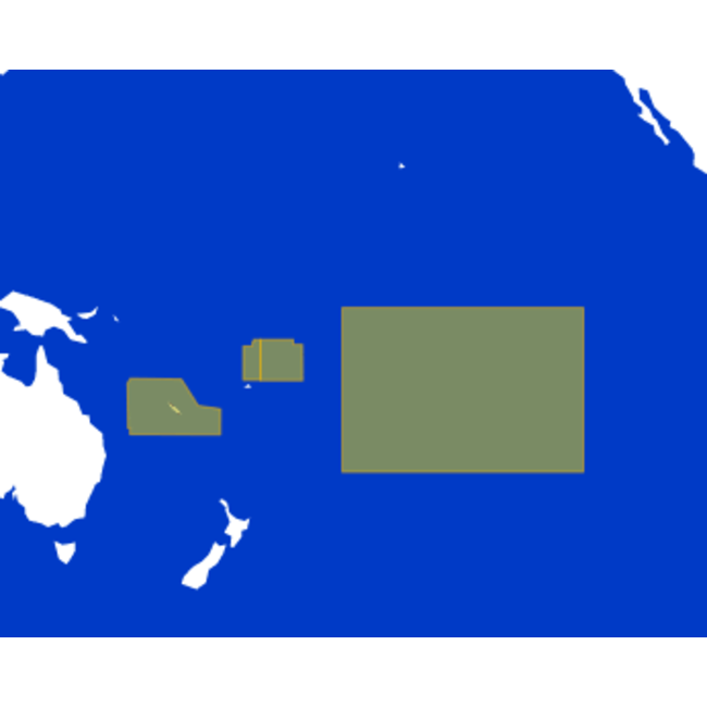TIMEZERO  TZ MAPS: Rest of World - French Polynesia