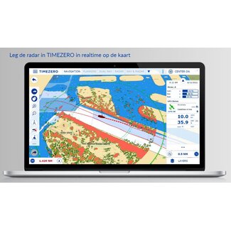 FURUNO FLUSSRADAR  PC NAVIGATION mit Karte von TIMEZERO