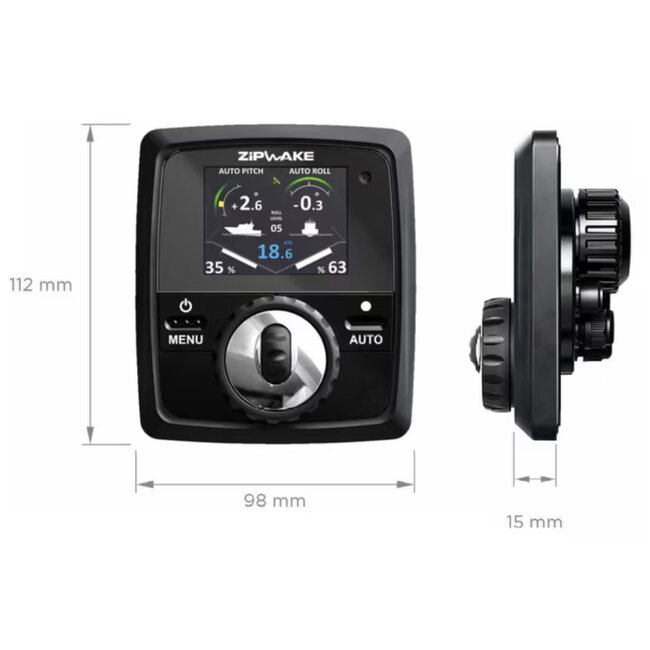 ZIPWAKE Serie 450S Straight Kit Box Trimsysteem