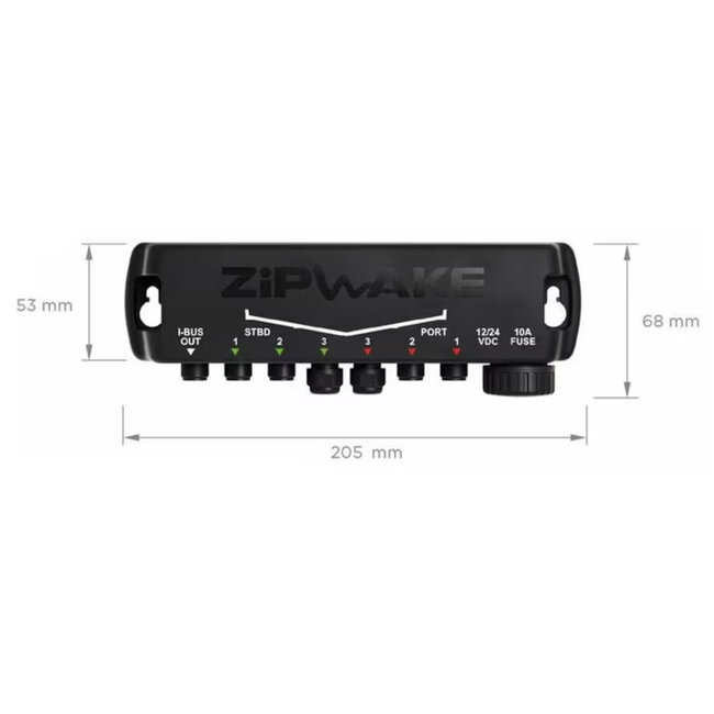ZIPWAKE Serie 450S Straight Kit Box Trimsysteem