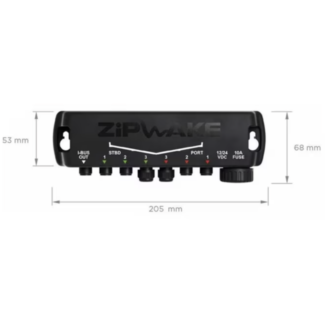 ZIPWAKE Serie 300S PRO Chine Kit Box Trimsysteem
