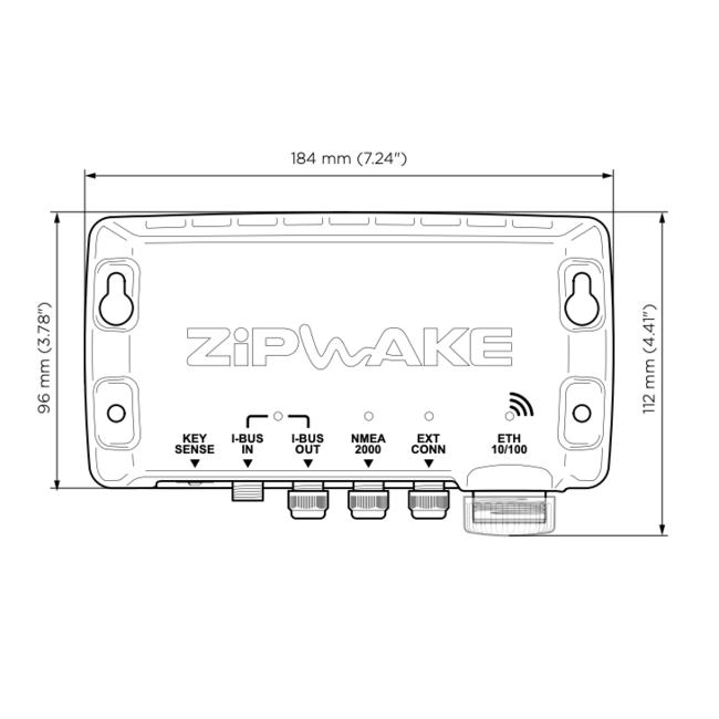 ZIPWAKE Series 600E PRO Integrator Module Straight Kit Box
