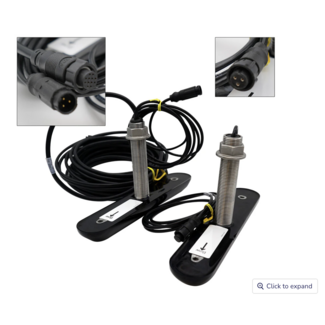 455T-PR903 Sidescan 150 W Thru-Hull Sidescan Transducer Pair