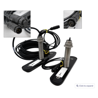 225T-PR904 CHIRP Sidescan 150 W Door-dek-transducer