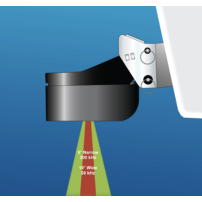 TM265LH CHIRP Dual-Channel 1 kW Plastic Transom mount transducer