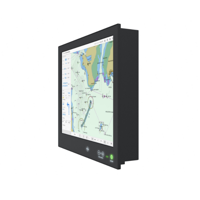 HATTELAND HD 19T27 MMD-MA1FOGP1A 19" Multi-Touch Maritieme Monitor voor Professionele Brugsystemen