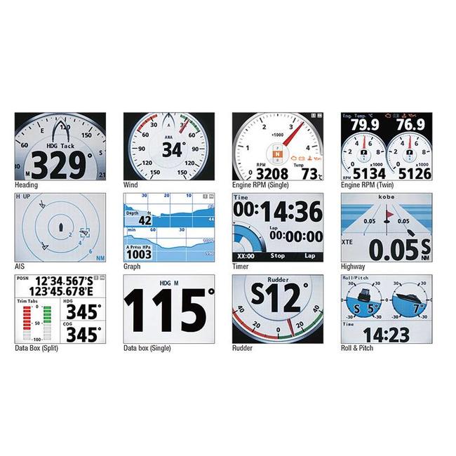 FURUNO FI-70 Los instrument kleuren display