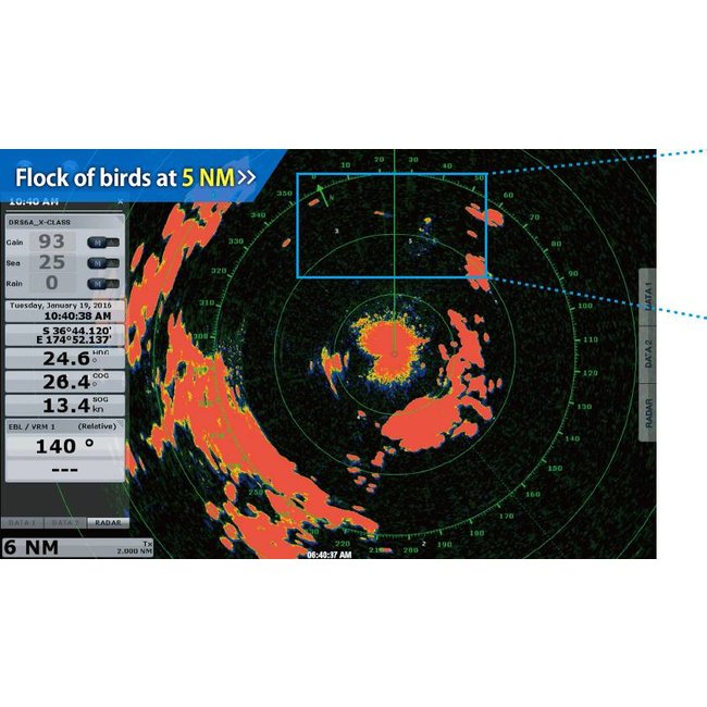 FURUNO DRS6A X-Class Digitale NAVNet Radar Sensor 6 kW