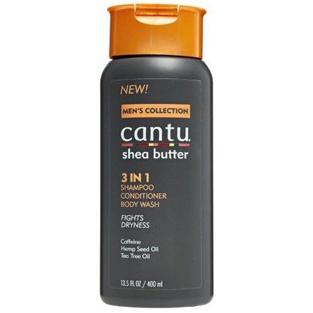 CANTU Men's 3 in 1 Shampoo Cond. Body Wash 13.5 oz