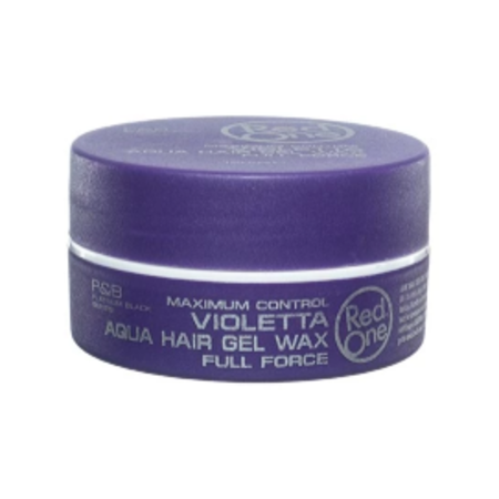 RED ONE Violetta Aqua Hair Gel Wax Full Force 150 ml.