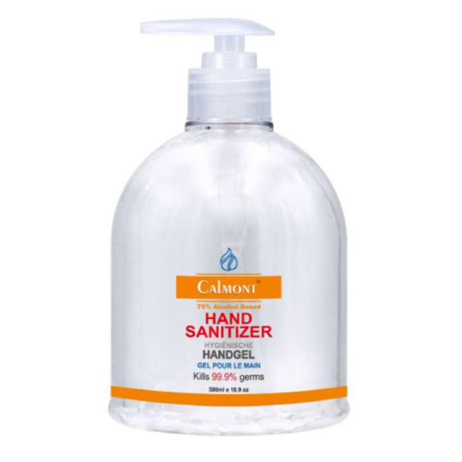 Calmont Hand Sanitizer 500 ml. (with pump)