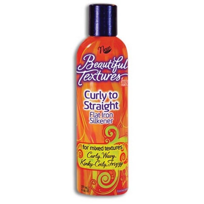 BEAUTIFUL TEXTURES Curly to Straight Flat Iron Silkener 6 oz