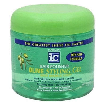 FANTASIA IC Hair Polisher Olive Styling Gel 16 oz